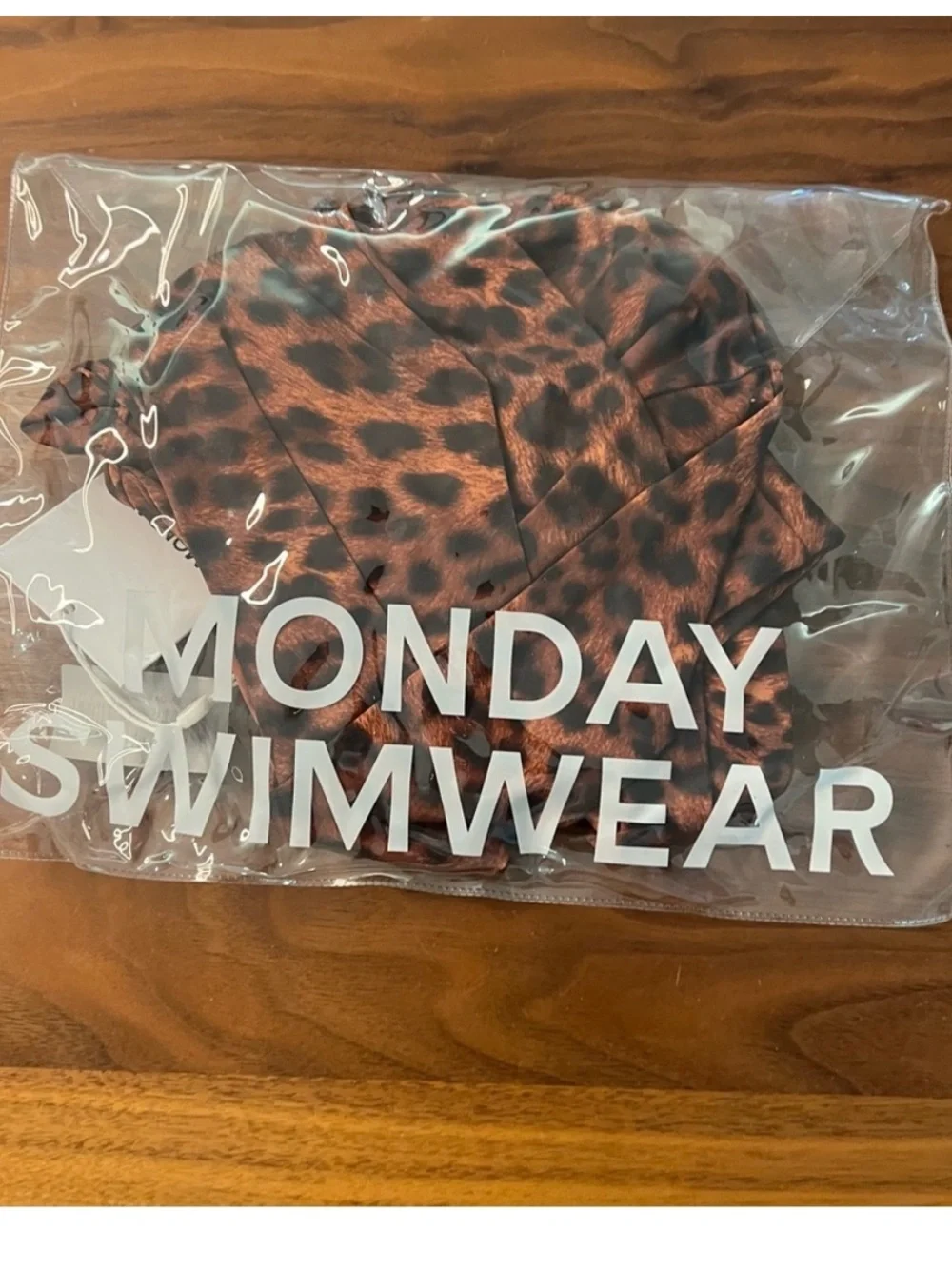 Monday Swimwear Aruba Leopard Print Bikini Top